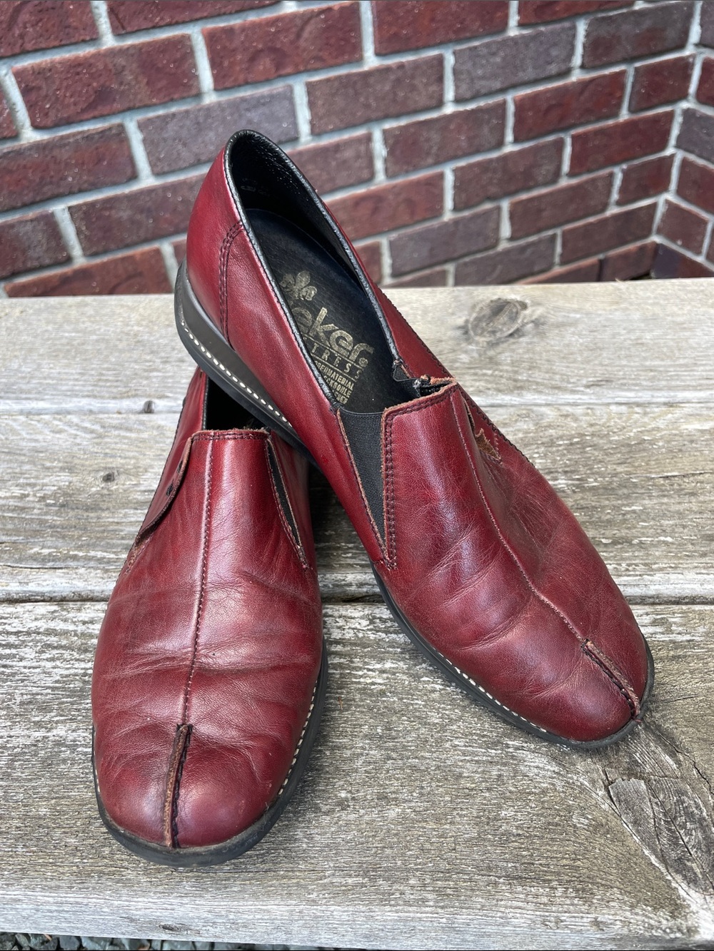 Rieker | Daphne | Anti-Stress | SlipOn Loafer | Burgundy | Leather | Size 41